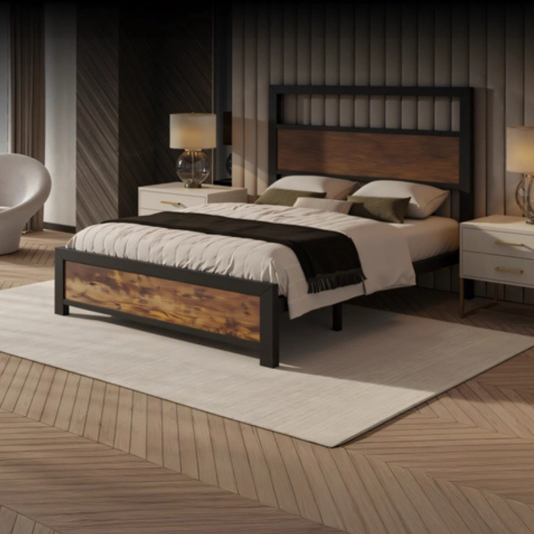 Lit double avec rangement – Berlin