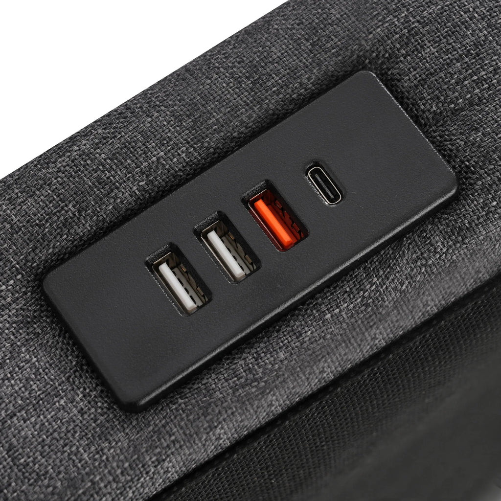 Lit double avec rangement (LED, ports USB) – Halo