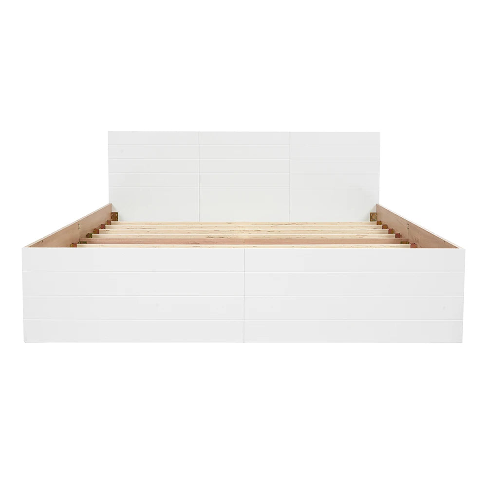 Lit double bois massif avec rangements XXL – Arbor